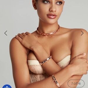Agent Provocateur Katt Choker and Hand Cuff Necklace and Bracelet
